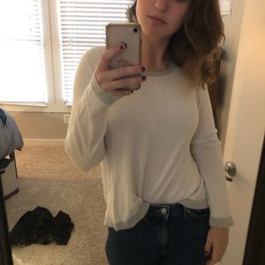 Soft white sweater from GAP